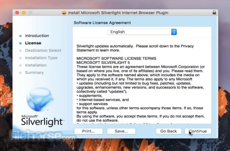 Silverlight for mac updates downloads