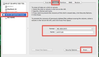 Format usb for mac and windows